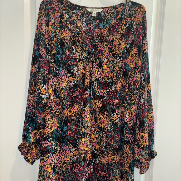 Floral Print Blouse • XXL • Workwear blouse • Plus Size - Picture 3 of 3